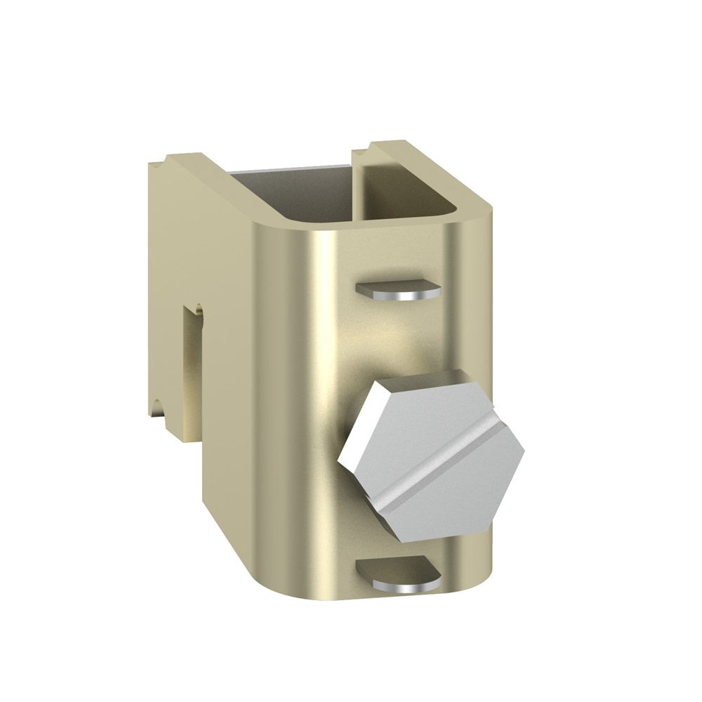 Connettore 1P per sbarre piatte dim. 5 mm - max 400 A - da 16 a 70 mm²