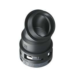 Curva 45°Ip66 Bf36 Pg36 Nero