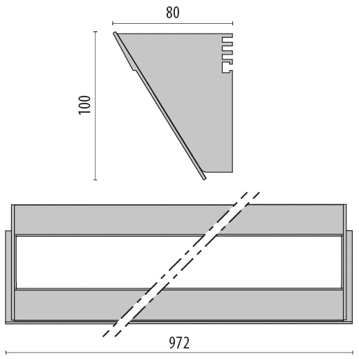 OMBRA 1000 ELL 40W 3000K
