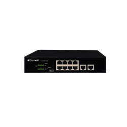 Serie Advance - Switch PoE 8 porte + 2 uplink gigabit, compatibile sistema ViP