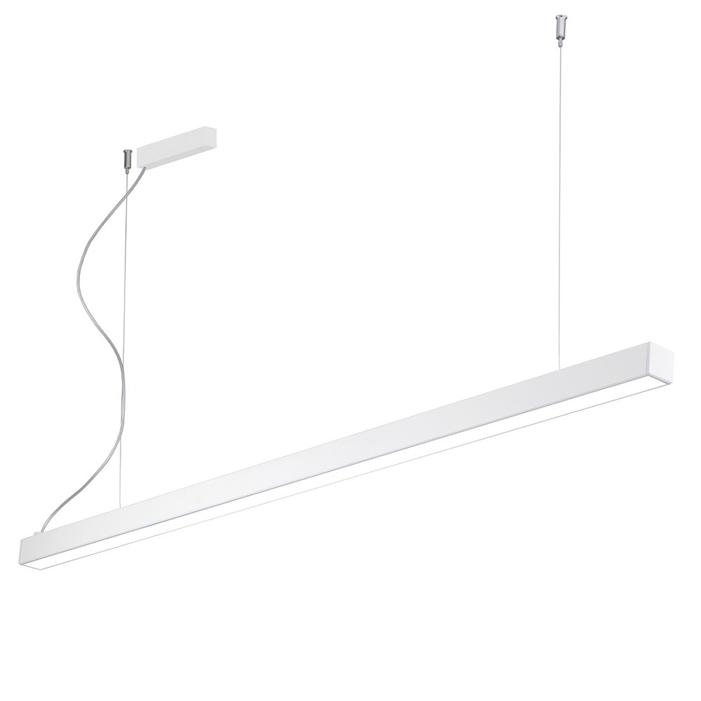 Sistema lineare LED 36W bianco sospensione soffitto design minimalista efficiente