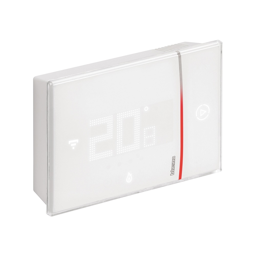 Termostato connesso Smarther 2 bianco controllo riscaldamento e raffrescamento parete Wi-Fi