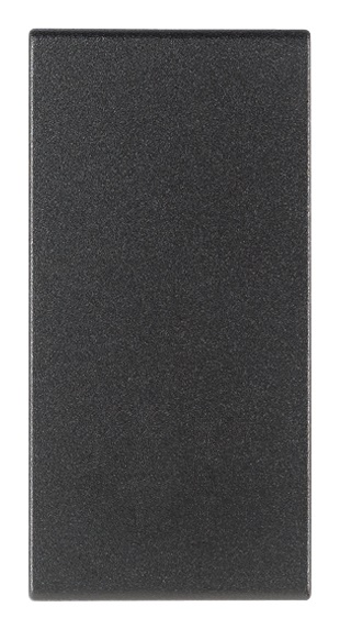 Tasto 1 modulo liscio grigio intercambiabile per impianti elettrici
