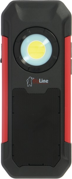 Lampada LED portatile 500 lumen 6000K IP54 ricaricabile con altoparlante Bluetooth per cantieri