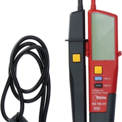 Tester tensione VOLT TEST multifunzione per elettricisti misurazione continua, alternata, trifase e test differenziale RCD