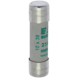 C10M25 10X38, AM, 25A, 500VAC