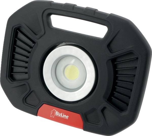 Proiettore LED 40W ricaricabile dimmerabile compatto autonomia 7 ore uso versatile