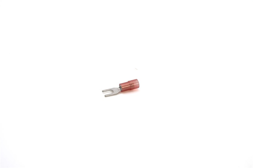 Capocorda rinforzato rosso forcella vite 3mm installazioni elettriche