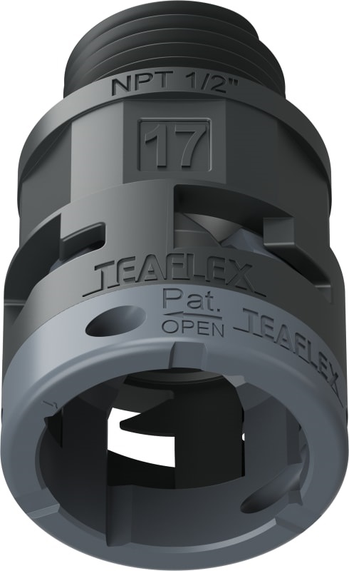 Raccordo Nero Ip66 Sm17 Npt 1/2