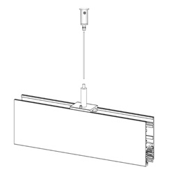 KIT SOSP. CAVO ACCIAIO2M+REGOLATORE