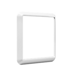 Cornice distanziale plastica bianca per muro