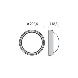 EKO+26 LED SMD 16W 3000K ANTR