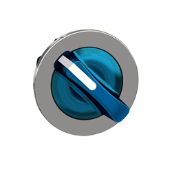 Testa selettore luminoso blu filopannello 2 posizioni con ritorno- per LED universale- Ø30