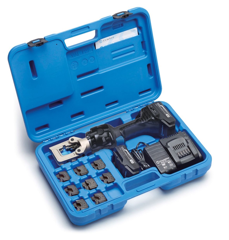 Kit utensile oleodinamico B500ND 60kN con valigetta e matrici per giunti BT