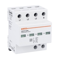Scaricatore sovratensioni tipo 1-2 monoblocco 4 poli con contatto remoto 12,5kA per polo