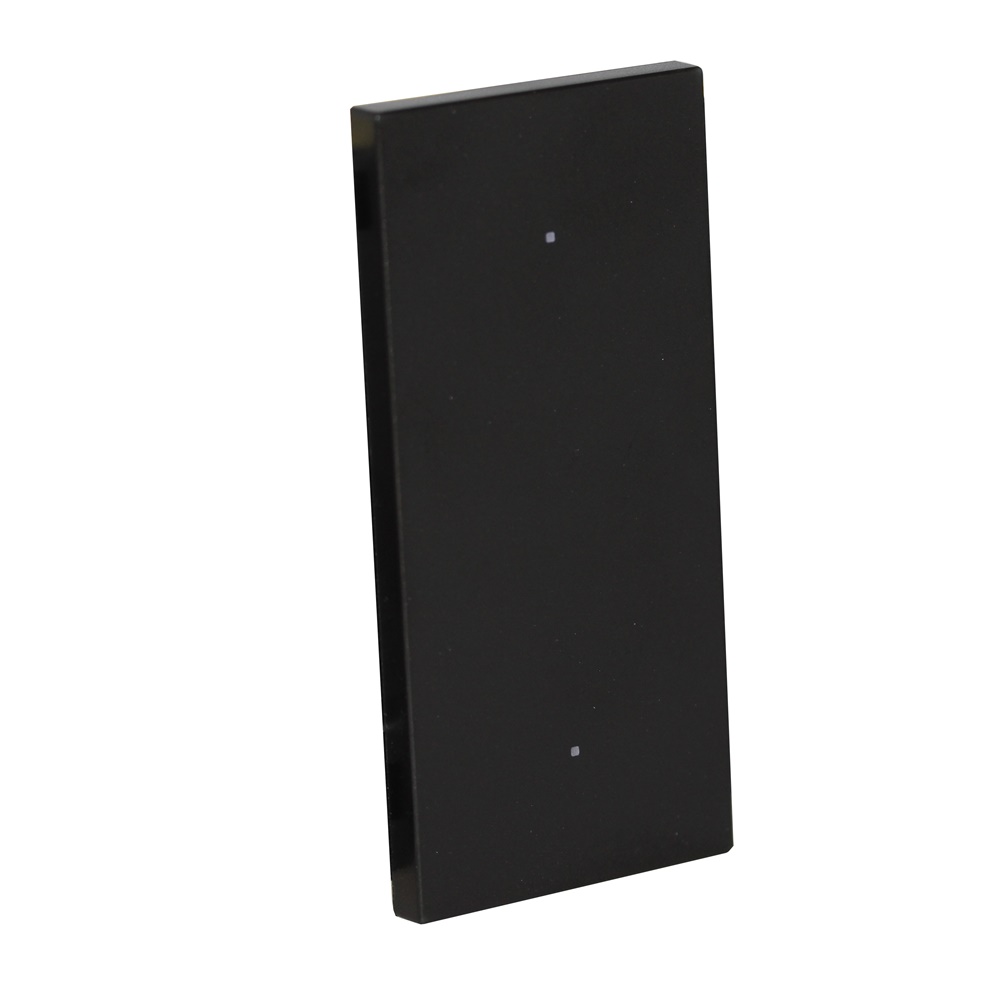 Comando luce digitale touch nero 1 modulo gestione fino 2 funzioni luce ON/OFF