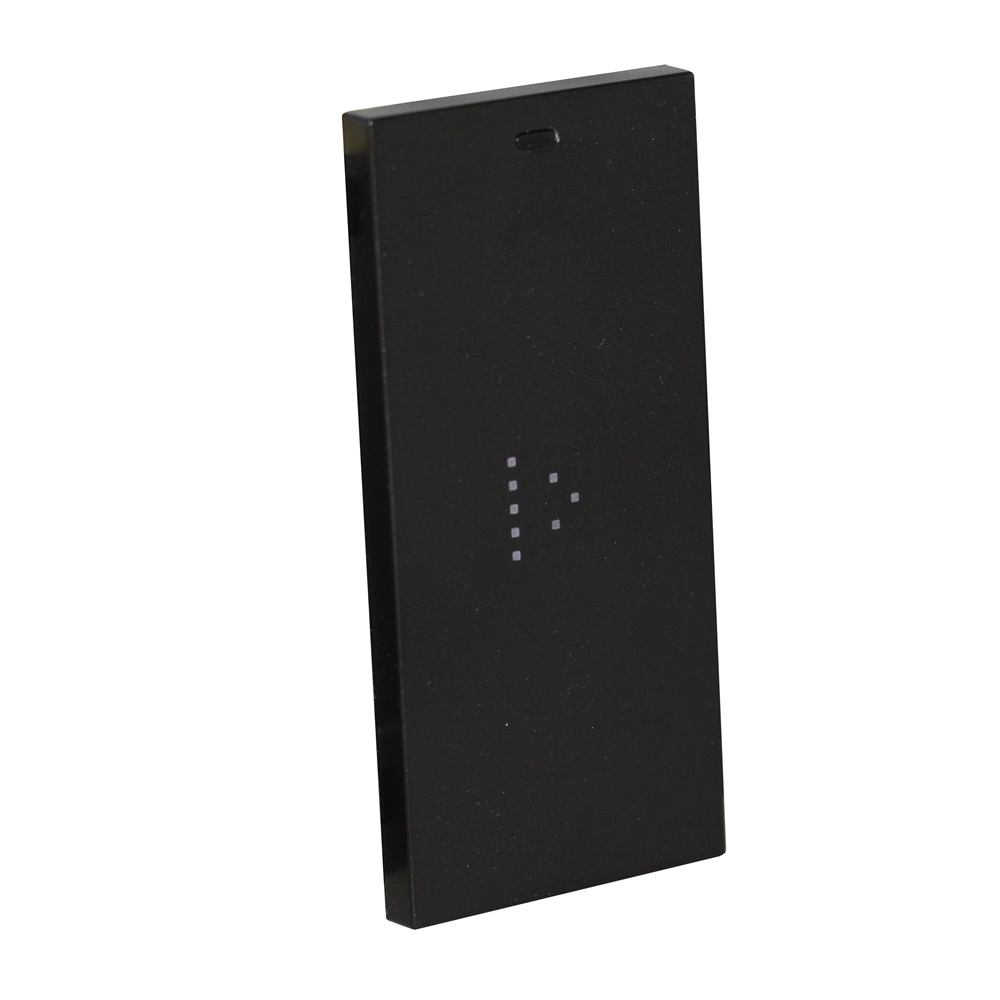 Comando capacitivo FULL nero 1 modulo per luci, tapparelle, controllo carichi e scenari con sensore prossimità