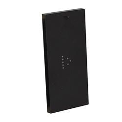 Comando capacitivo FULL nero 1 modulo per luci, tapparelle, controllo carichi e scenari con sensore prossimità