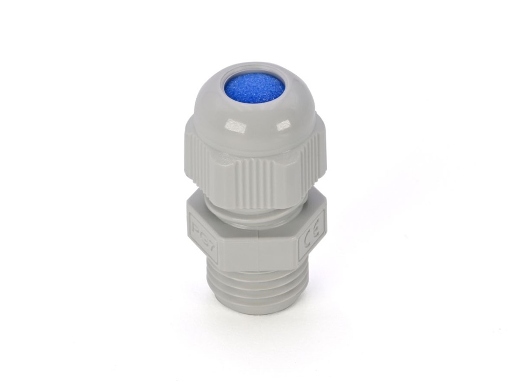 Pressacavo nylon PA6.6 IP68 PG7 con disco antipolvere per installazioni elettriche