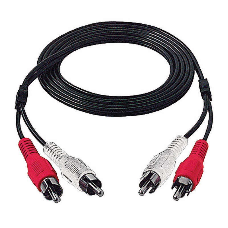 Cavo RCA maschio 5 metri alta qualità trasmissione stabile audio-video impianti domestici e professionali