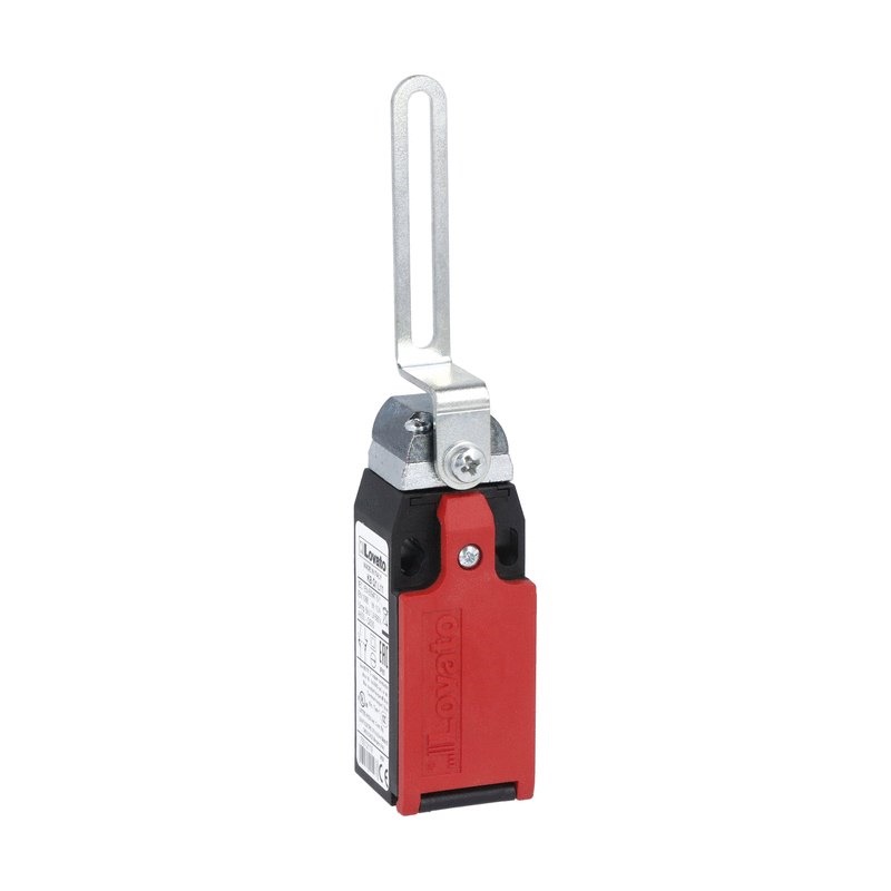 Finecorsa serie K leva asolata 1NO+1NC custodia plastica ingresso cavo basso EN 50047