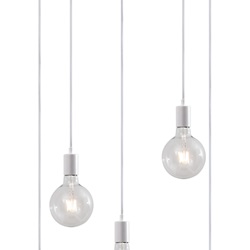 SOSPENSIONE E27 BIANCO 5X75W