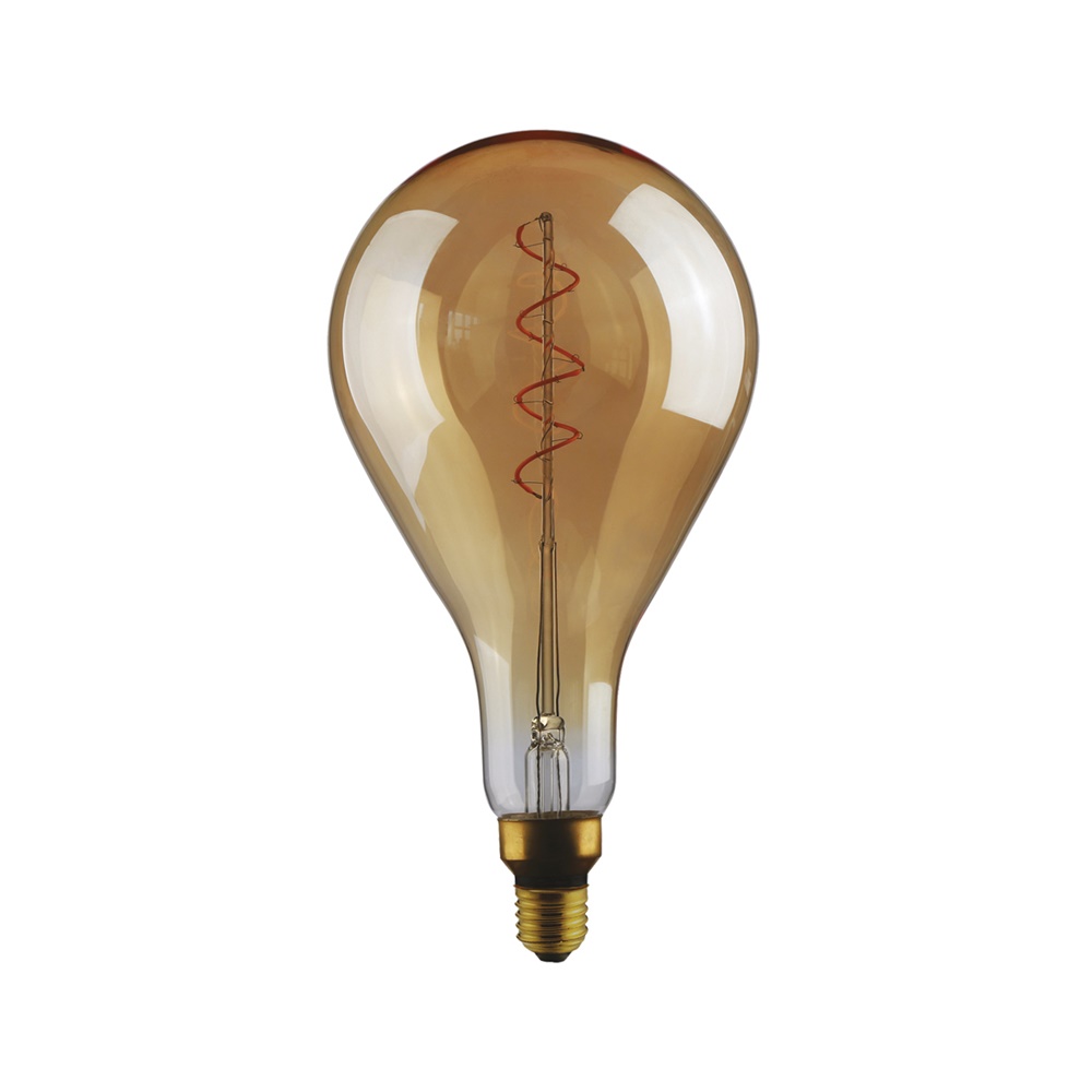 Lampadina LED dimmerabile E27 5W vetro oro 360° illuminazione interna vintage