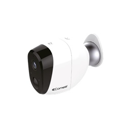 Telecamera IP Wi-Fi HD 720p, ottica fissa 2.6mm, IR 10m, batteria ricaricabile, alimentatore e supporto magnetico inclusi