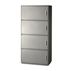 Armadio vetroresina IP44 4 vani 1840x910x330 mm per quadri elettrici industriali