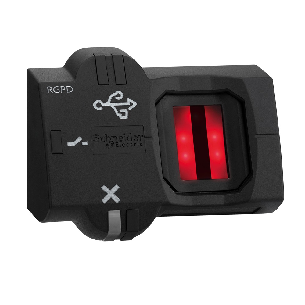 Interruttore biometrico USB bistabile RGPD - collegamento con cavo 2m