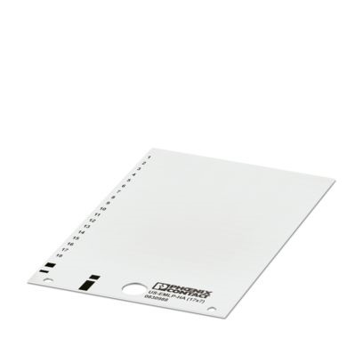 Targhetta identificativa 17x7mm per morsettiere