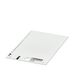 Targhetta identificativa 17x7mm per morsettiere