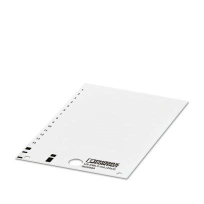 Targhetta identificativa 20x9mm per morsettiere