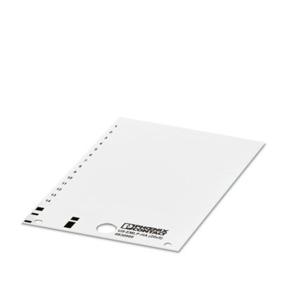 Targhetta identificativa 20x9mm per morsettiere