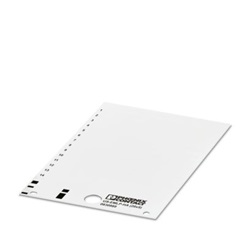 Targhetta identificativa 20x9mm per morsettiere