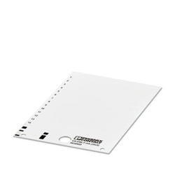 Targhetta identificativa 20x9mm per morsettiere