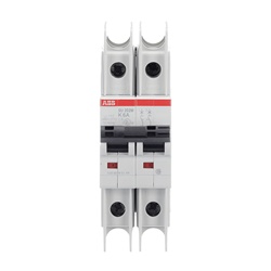 Interruttore Automatico Miniatura SU202M 2P 6A K 400V 11.2kA Uso Industriale