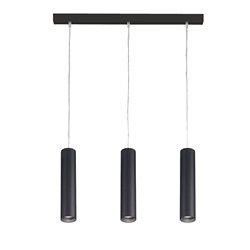 SOSPENSIONE LED 3000K NERO 3X15W