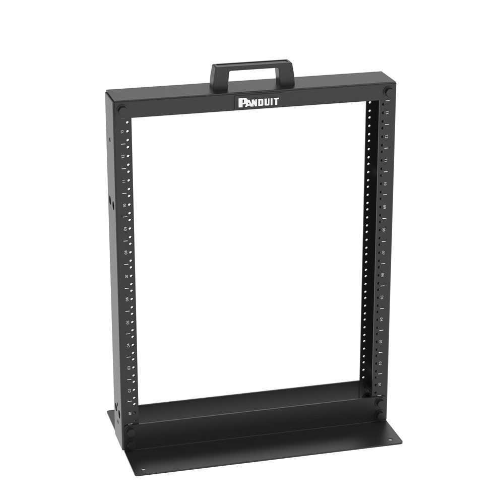 RACK,2P,AL,13RU,3X20X26IN,TMH,BLK,E