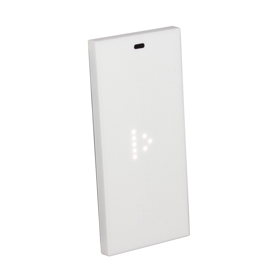 Comando capacitivo FULL 1 modulo bianco per luci, tapparelle, carichi e scenari, sensore prossimità integrato