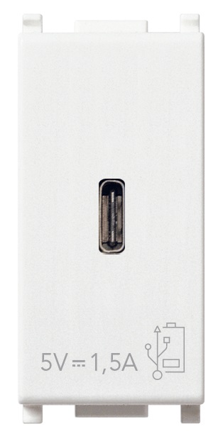 Alimentatore USB C 5V 1,5A 1M bianco