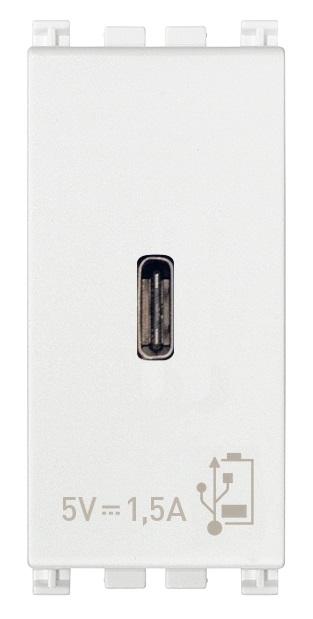 ALIMENTATORE USB C 5V 1,5A 1M BIANC