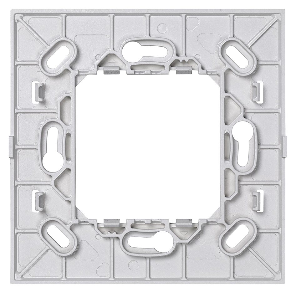 Supporto radio placca Classic 2 moduli bianco per comando wireless EnOcean Bluetooth ZigBee parete