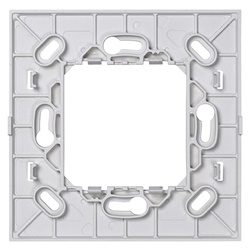 Supporto radio placca Classic 2 moduli bianco per comando wireless EnOcean Bluetooth ZigBee parete