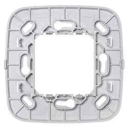 Supporto radio placca Round 2 moduli bianco per comando wireless EnOcean Bluetooth ZigBee parete