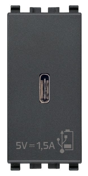 ALIMENTATORE USB C 5V 1,5A 1M GRIGI