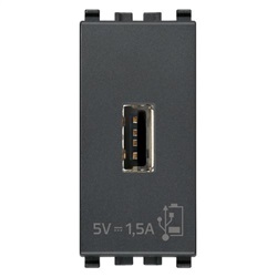 ALIMENTATORE USB C 5V 1,5A 1M GRIGI