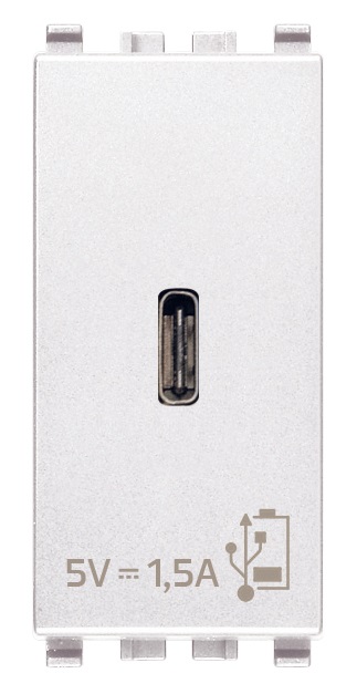 ALIMENTATORE USB C 5V 1,5A 1M BIANC