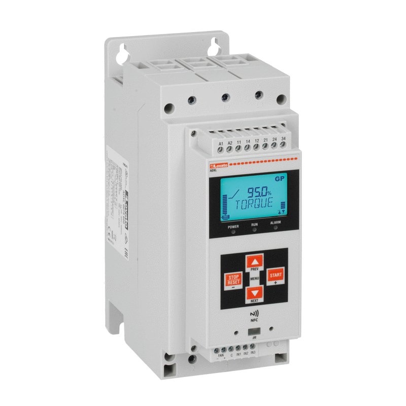 Soft starter 85A 600V 2 fasi con relè by-pass incorporato per controllo motori industriali