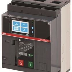 Interruttore automatico SACE Emax2 E1.2B 1250 3 poli con rilascio LSI e terminali frontali per uso industriale